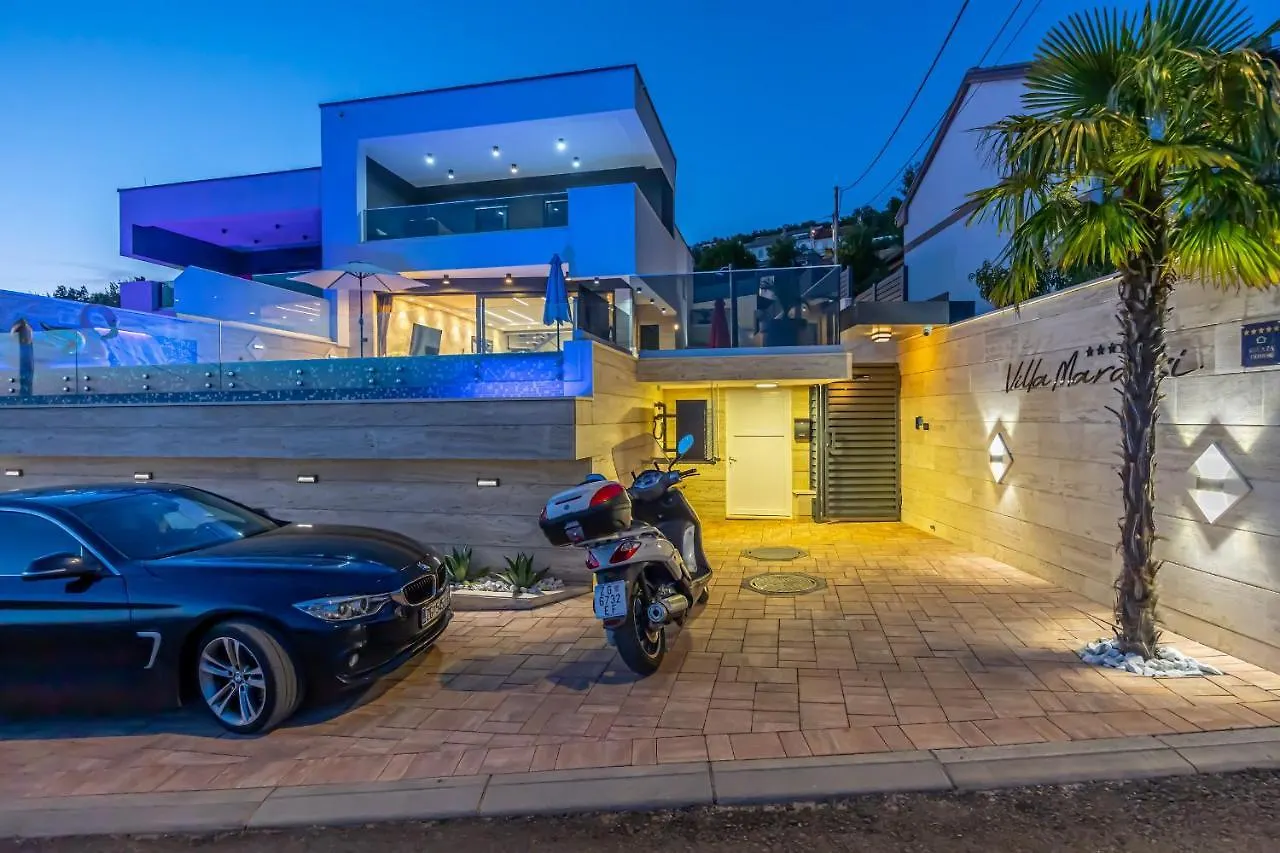 Villa Marassi With Heated Pool, Hot Tub And Sauna Crikvenica